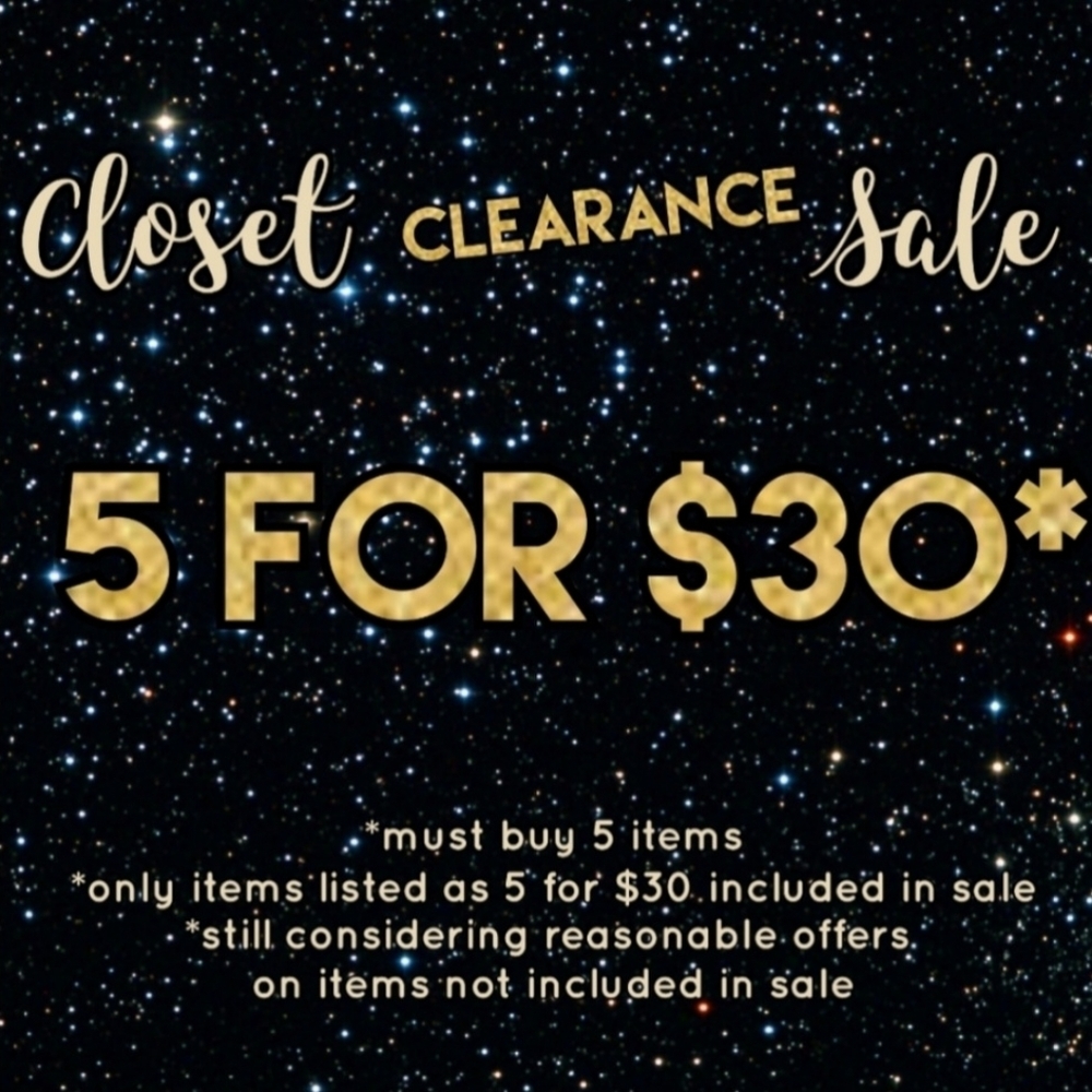 🔶️5 for $30🔶️